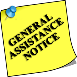 GENERAL ASSISTANCE NOTICE